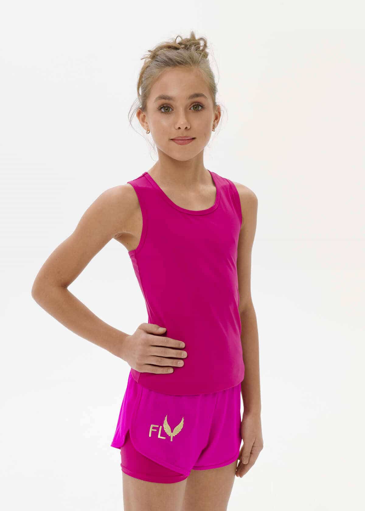 Training Set Fuchsia with T-shirt SKU 0488, Tank tops, photo 1