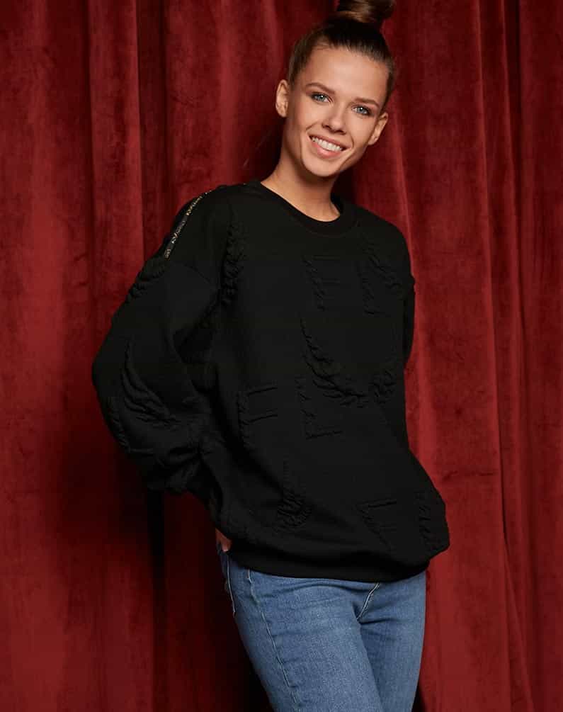 Oversized sweatshirt 3D SKU 0069, Women's sweatshirts, photo 1