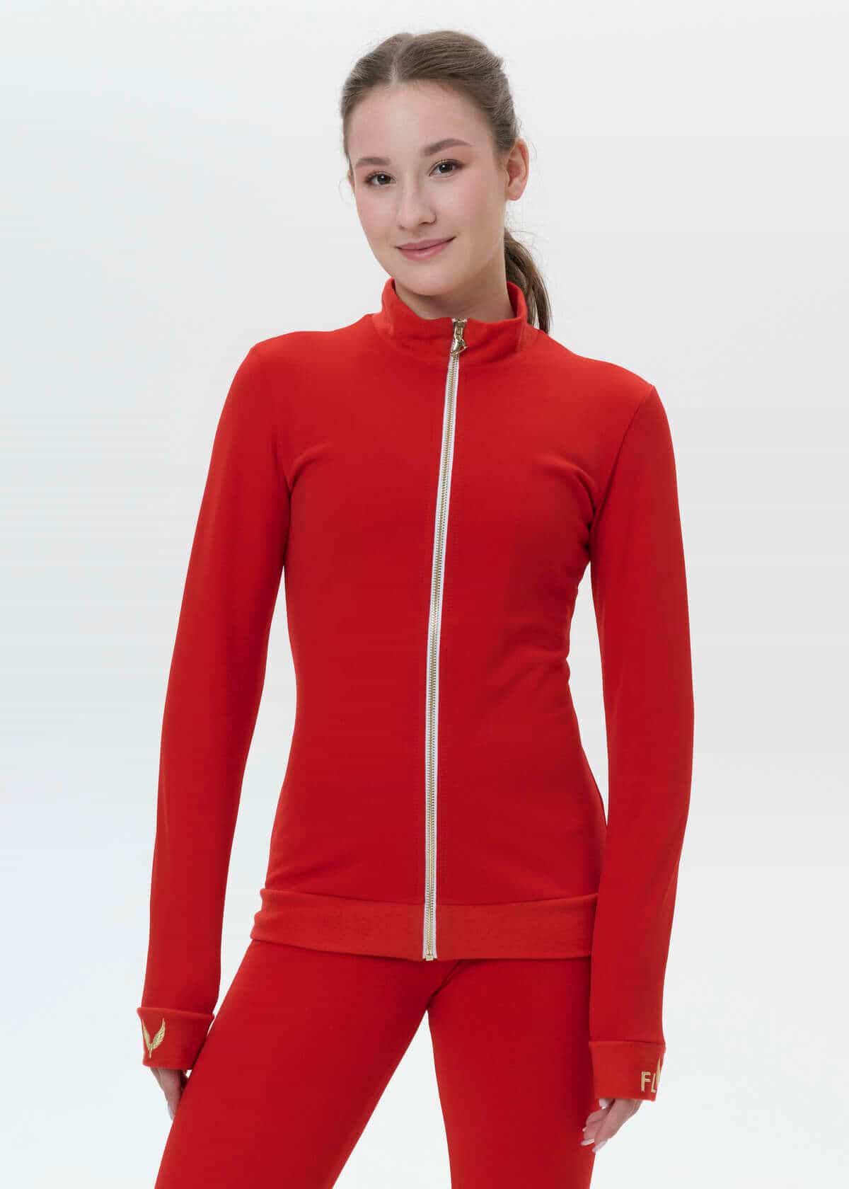 Red skating outfit SKU 0125, Figure skating costumes, photo 1