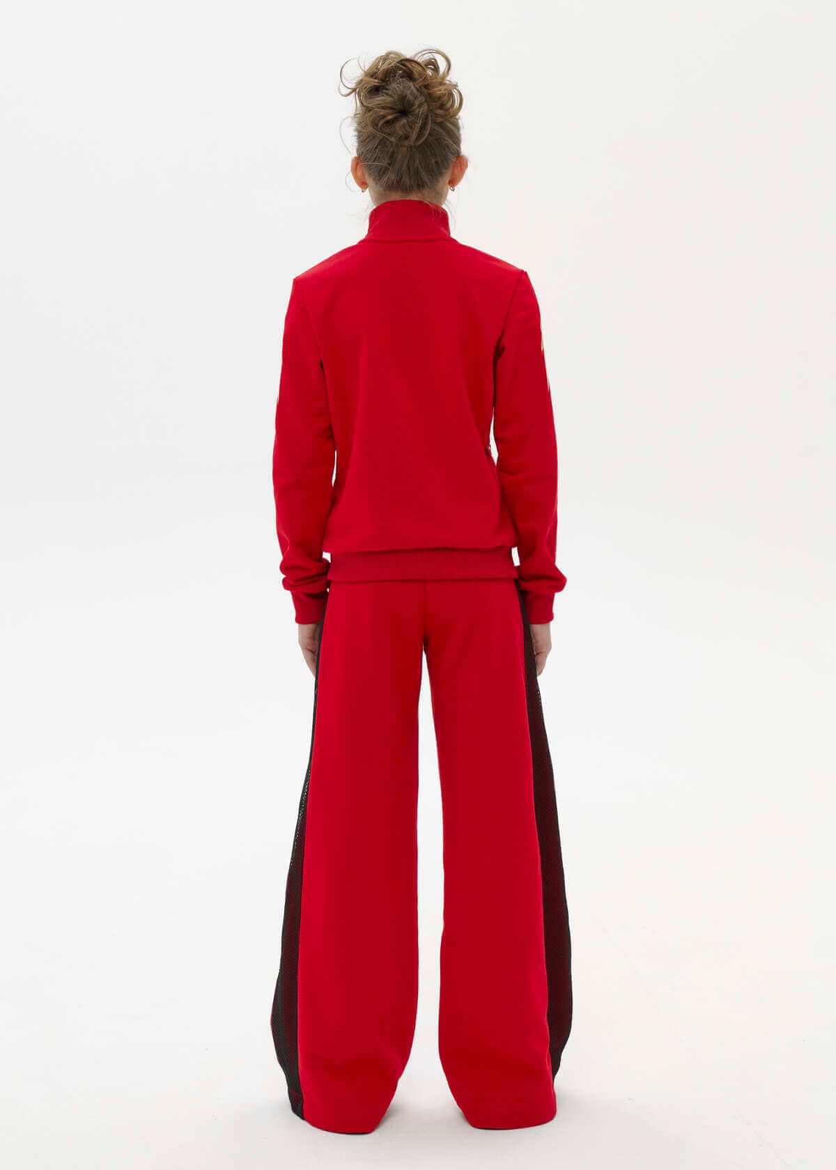 TRACKSUIT Red with black mesh SKU 0484-1, photo 6