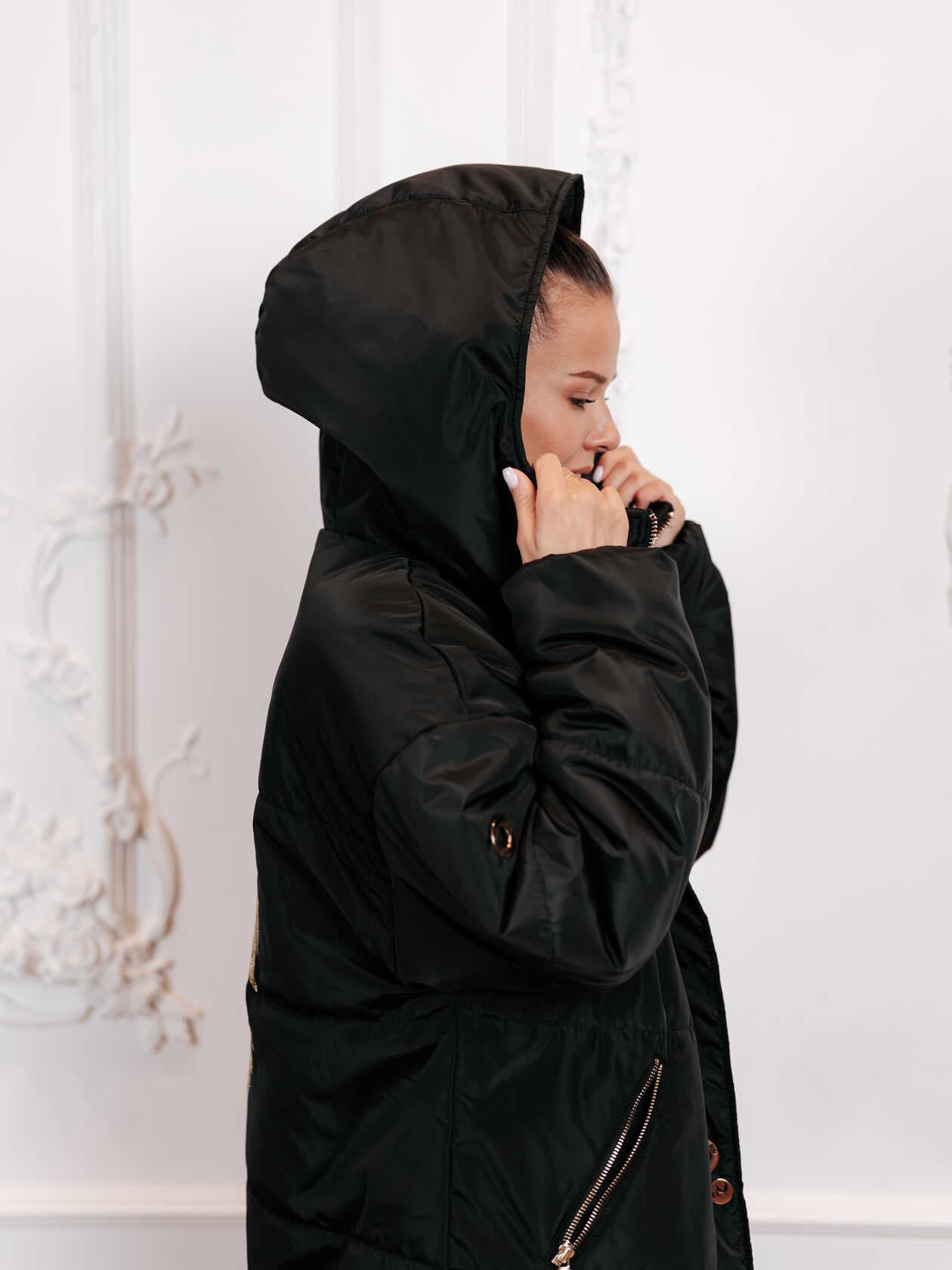 hoodied puffer coat SKU 0048-1-1, photo 5