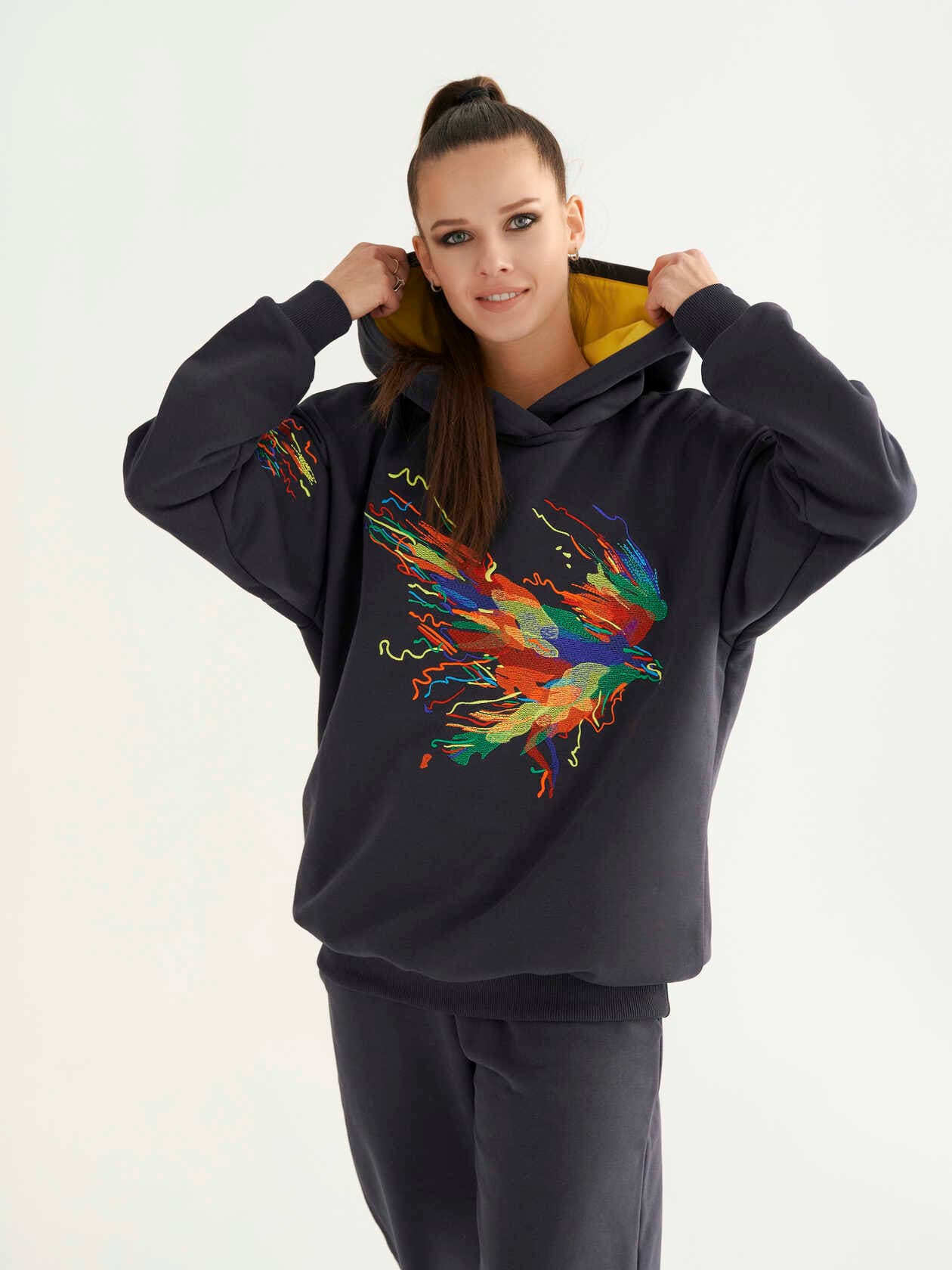 Tracksuit "Ptitsa" ("Bird") with hood SKU 0223, photo 1