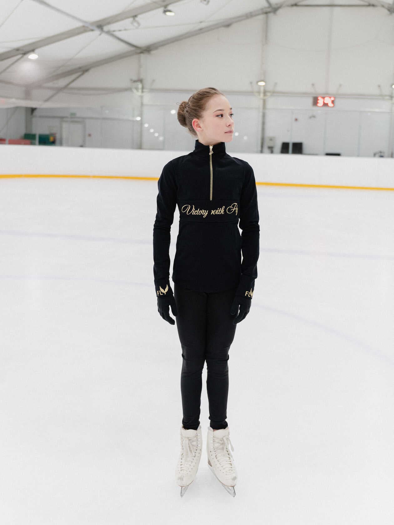 Long sleeve half zip top SKU 0096, photo 1